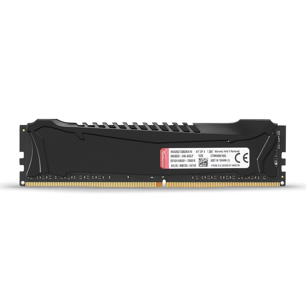Kingston Technology HyperX Savage Black 16GB Kit (4x4GB) 2666MHz